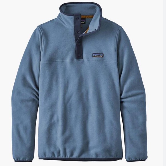 Patagonia Jackets & Blazers - NEW Women’s Patagonia Woolly Blue Micro D Snap-T Fleece Pullover Size Small